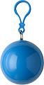 PVC poncho in a plastic ball Pale blue