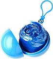 PVC poncho in a plastic ball Pale blue