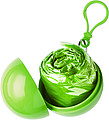 PVC poncho in a plastic ball Pale green