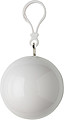 PVC poncho in a plastic ball White