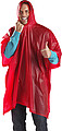 PVC Poncho in an ABS plastic ball with a snap hook attachment.
