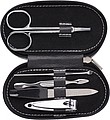 PVC pouch with metal manicure set