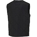 Quartz GRS recycled unisex quilted bodywarmer, solid black