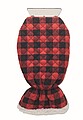 Quilted ice scraper glove