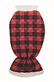 Quilted ice scraper glove