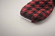 Quilted ice scraper glove