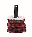 Quilted ice scraper glove