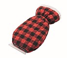 Quilted ice scraper glove