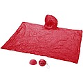 Rain poncho - red