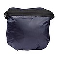 Rain poncho that folds into a belt bag