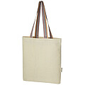 Rainbow 180 g/m2 recycled cotton tote bag 5L
