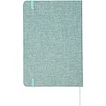 Ramona A5 cotton notebook, heather green