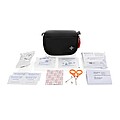 RCS recycled nubuck PU pouch first aid set mailable, black