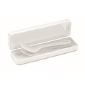 Re-usable PP portable cutlery set and case