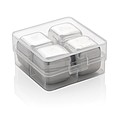 Re-usable stainless steel ice cubes 4pc