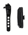Rechargeable bicycle light, black