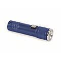 Rechargeable COB light torch, blue