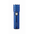 Rechargeable COB light torch, blue