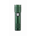 Rechargeable COB light torch, dark green
