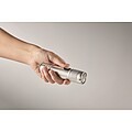 Rechargeable COB light torch, matt silver