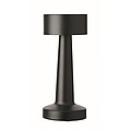 Rechargeable iron table lamp, black