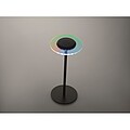 Rechargeable iron table lamp, black