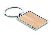 Rectangular key ring bamboo