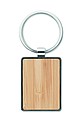 Rectangular key ring bamboo