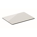 Rectangular magnet in PVC, white