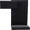 Recycled ABS 3-in-1 magnetic wireless charger Valerio, black