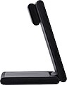 Recycled ABS 3-in-1 magnetic wireless charger Valerio, black