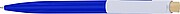 Recycled ABS ballpen Zian, cobalt blue
