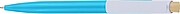 Recycled ABS ballpen Zian, light blue