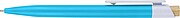 Recycled ABS ballpen Zian, light blue