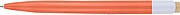 Recycled ABS ballpen Zian, orange