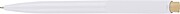 Recycled ABS ballpen Zian, white