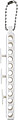 Recycled ABS golf tee set Aveline, white