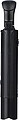 Recycled ABS mini flashlight Zai, black