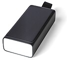 Recycled ABS portable speaker Malina, black