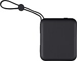 Recycled ABS powerbank Jona, black