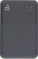 Recycled ABS powerbank Rayen, black