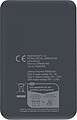 Recycled ABS powerbank Rayen, black