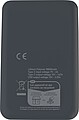 Recycled ABS powerbank Tavi, black