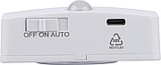 Recycled ABS rechargeable sensor light Ari, white