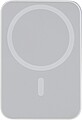 Recycled ABS wireless charger powerbank Miren, white