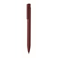 Recycled aluminium ball pen, burgundy