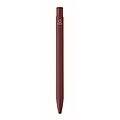Recycled aluminium ball pen, burgundy