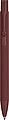 Recycled aluminium ballpen Gladys, burgundy