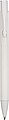 Recycled aluminium ballpen Gladys, white