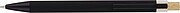 Recycled aluminium ballpen Kira, black